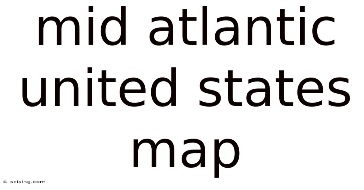 Mid Atlantic United States Map