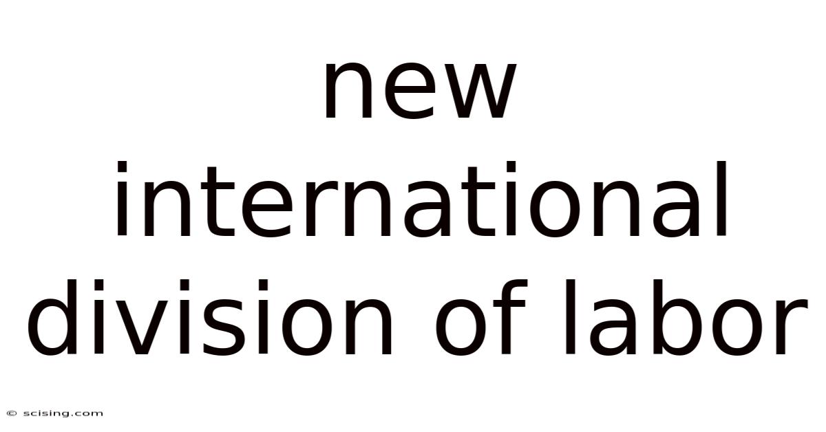 New International Division Of Labor