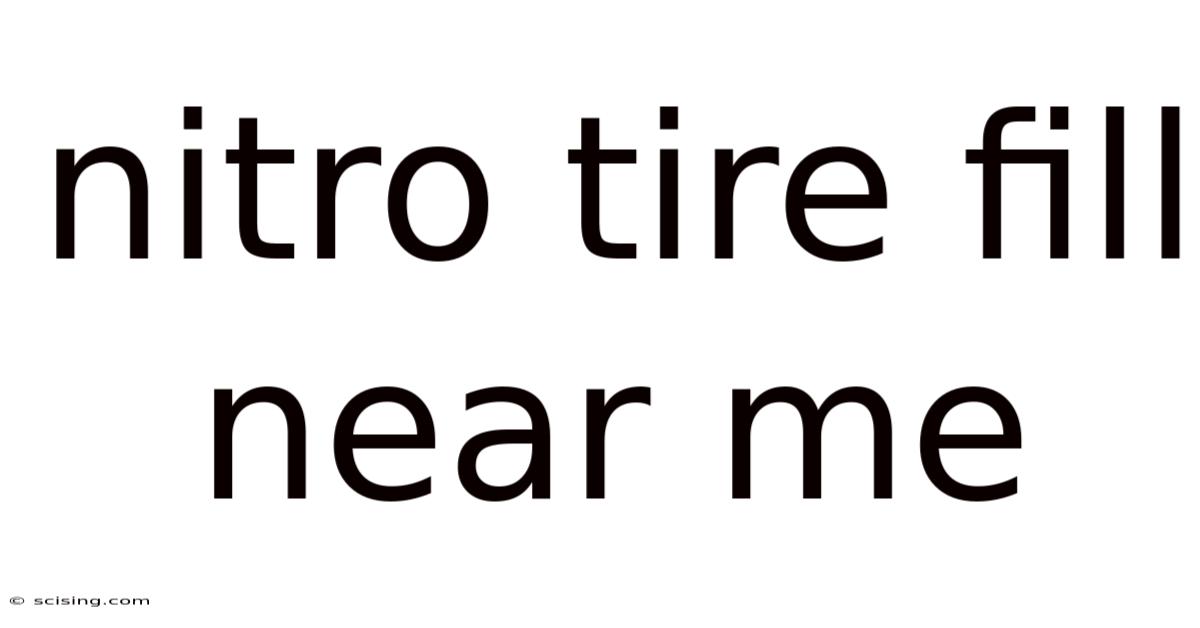 Nitro Tire Fill Near Me