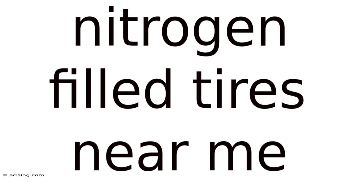 Nitrogen Filled Tires Near Me