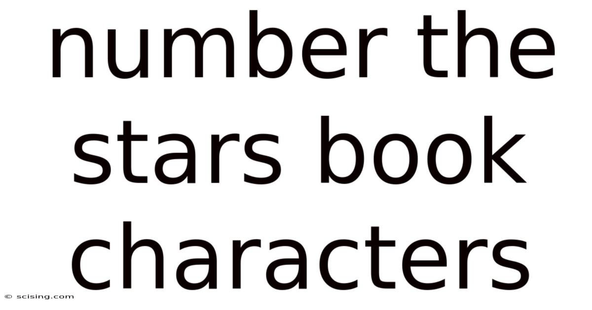 Number The Stars Book Characters