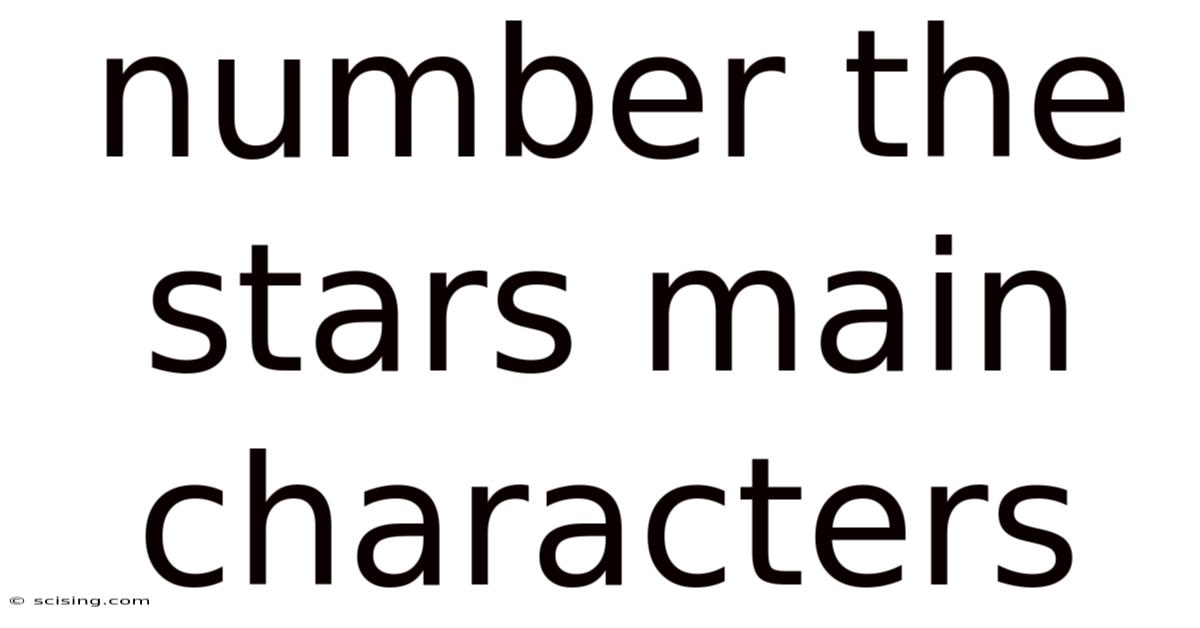 Number The Stars Main Characters