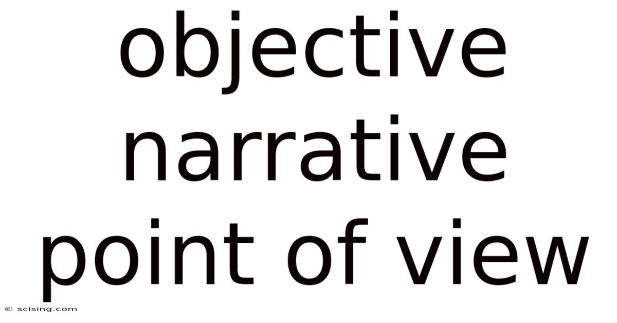 Objective Narrative Point Of View