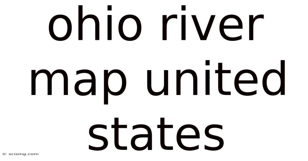 Ohio River Map United States