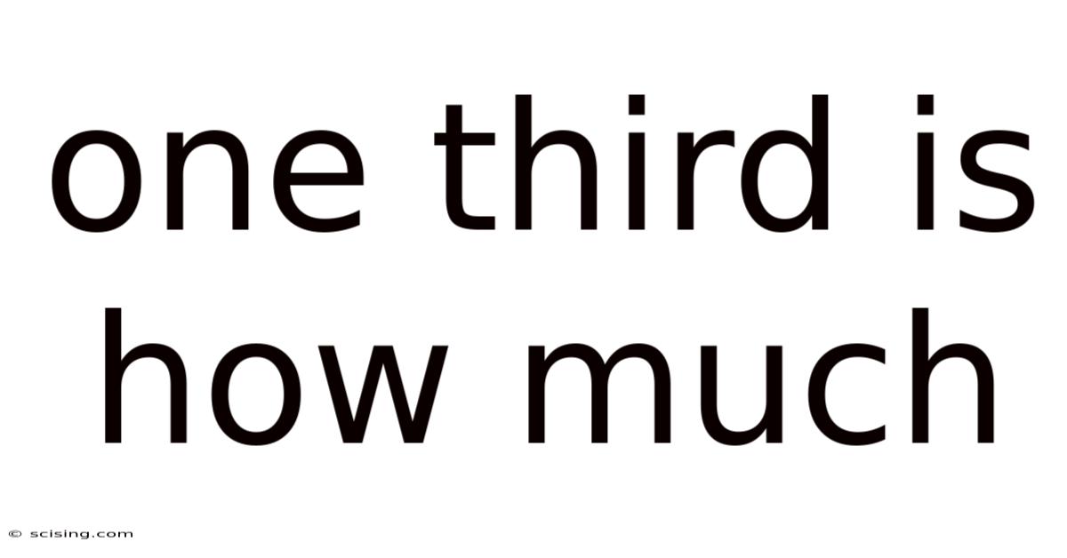 One Third Is How Much