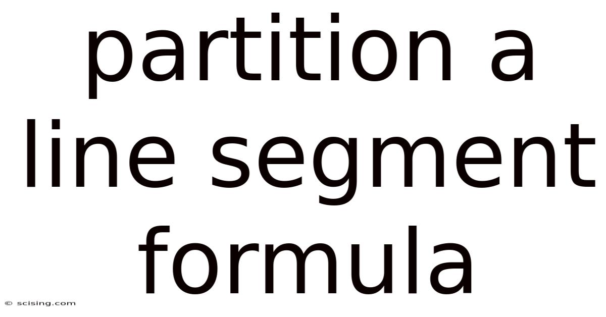 Partition A Line Segment Formula