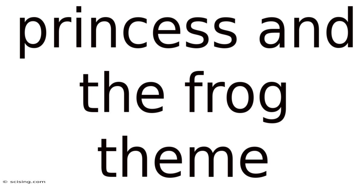 Princess And The Frog Theme