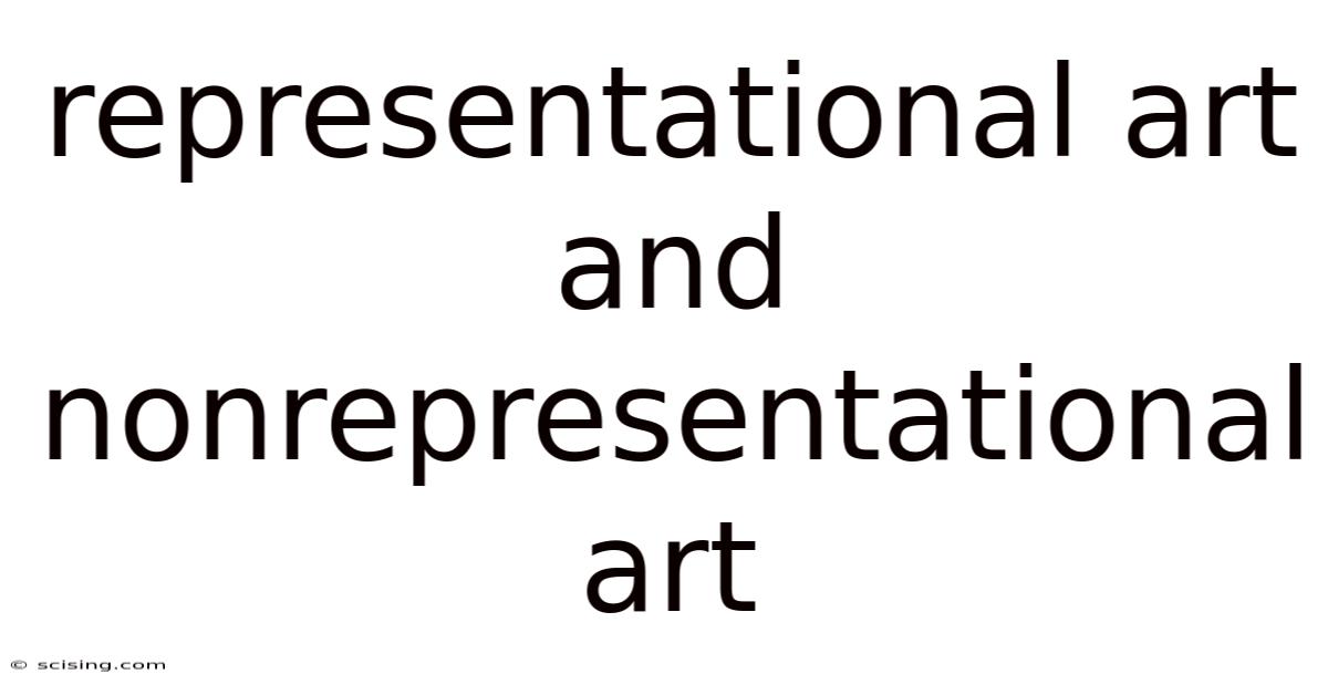 Representational Art And Nonrepresentational Art