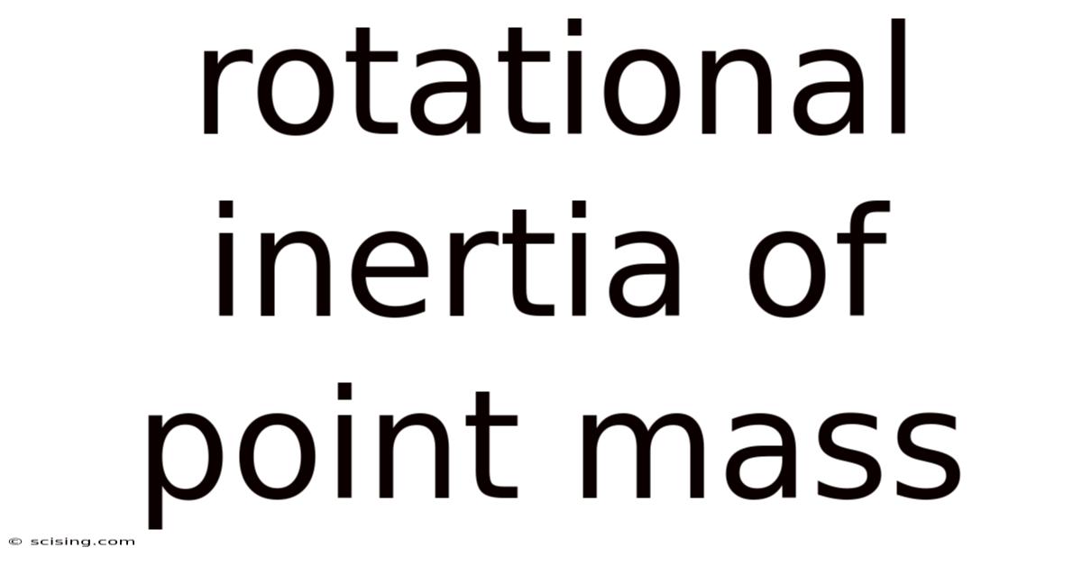 Rotational Inertia Of Point Mass