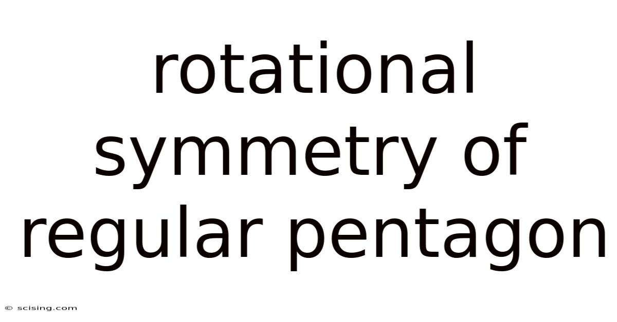 Rotational Symmetry Of Regular Pentagon