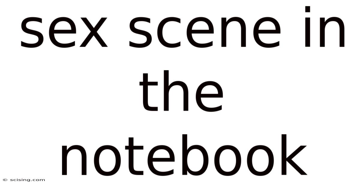 Sex Scene In The Notebook