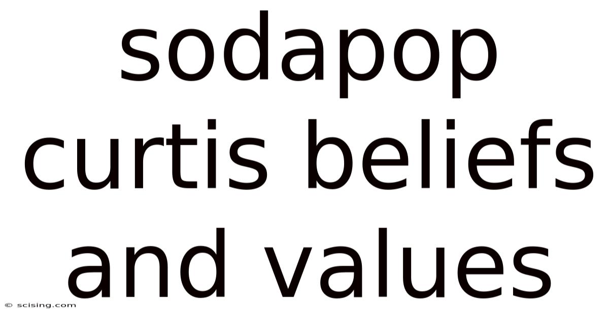 Sodapop Curtis Beliefs And Values