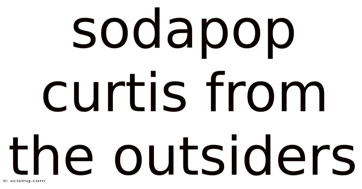 Sodapop Curtis From The Outsiders