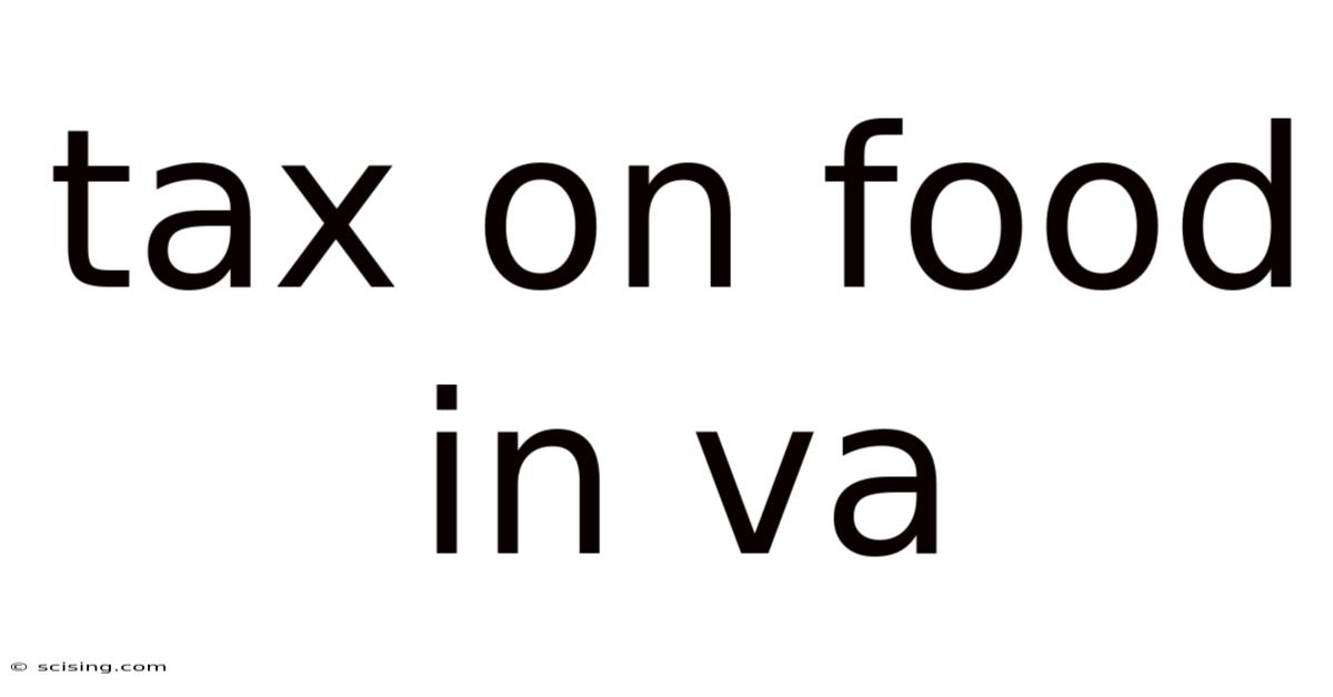 Tax On Food In Va