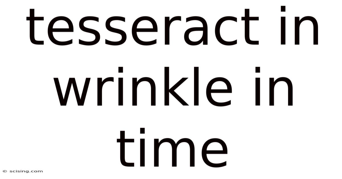 Tesseract In Wrinkle In Time