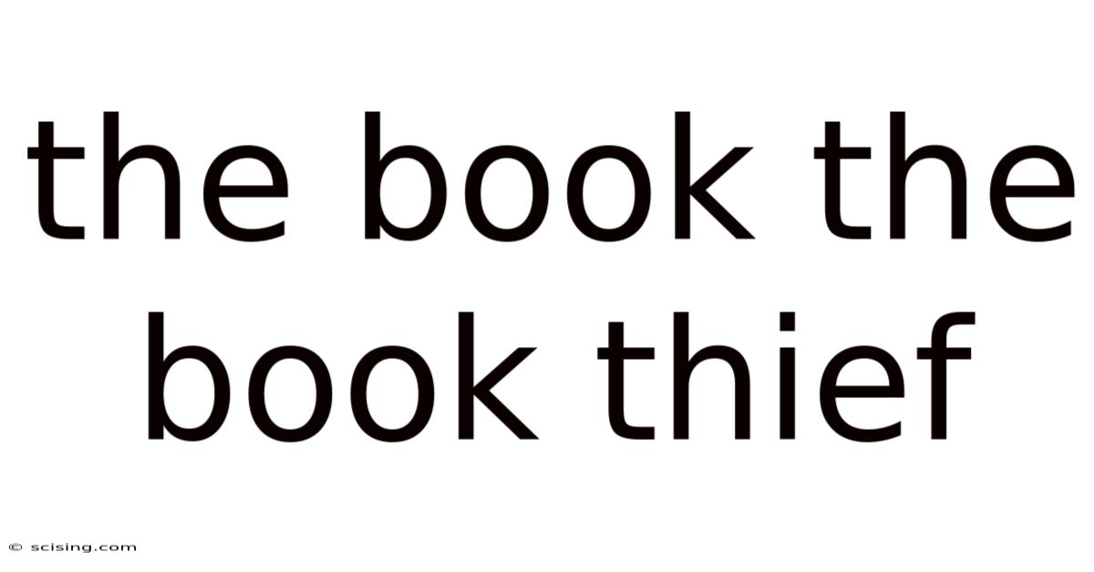 The Book The Book Thief