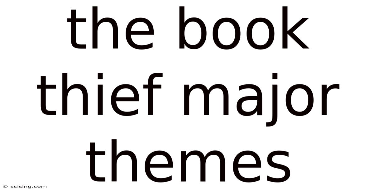 The Book Thief Major Themes