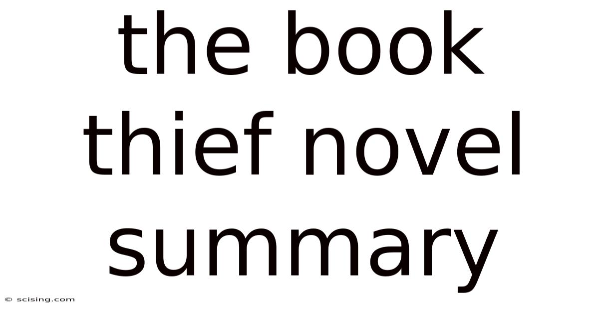 The Book Thief Novel Summary