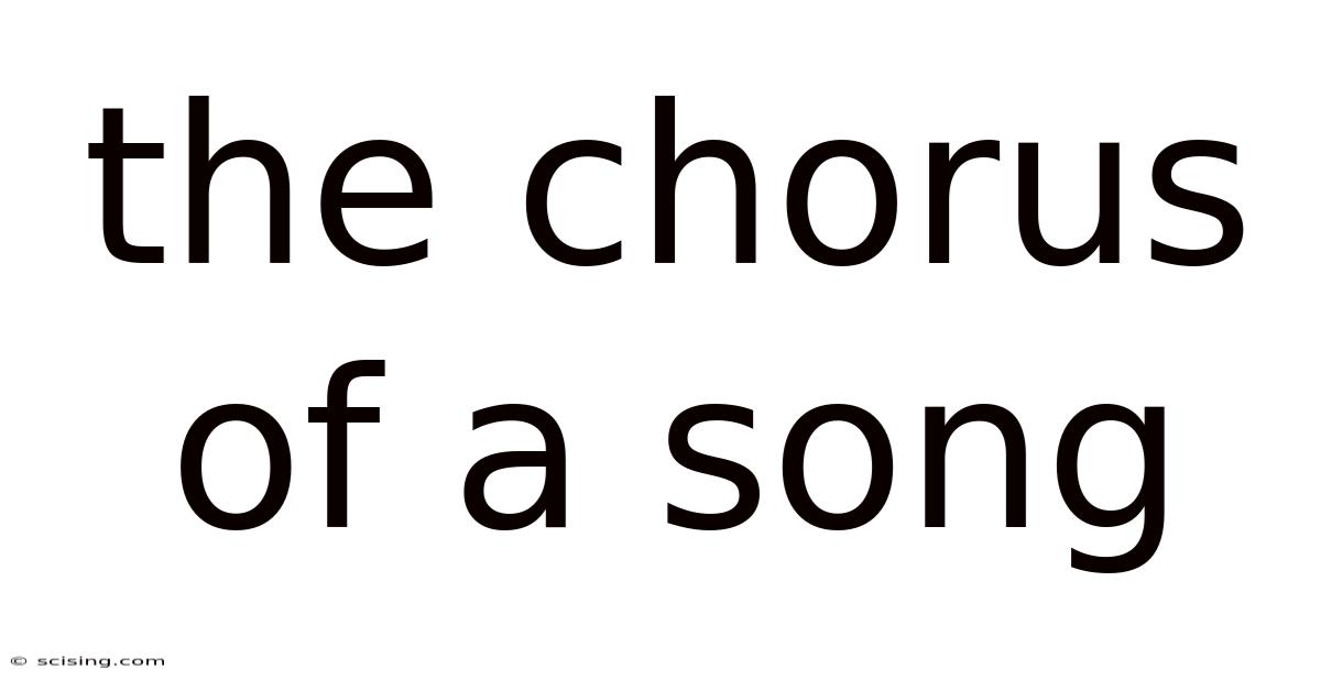 The Chorus Of A Song