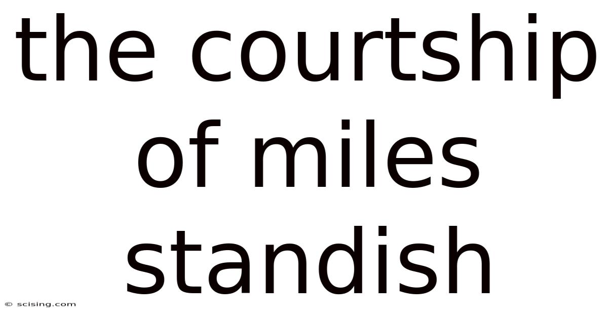 The Courtship Of Miles Standish