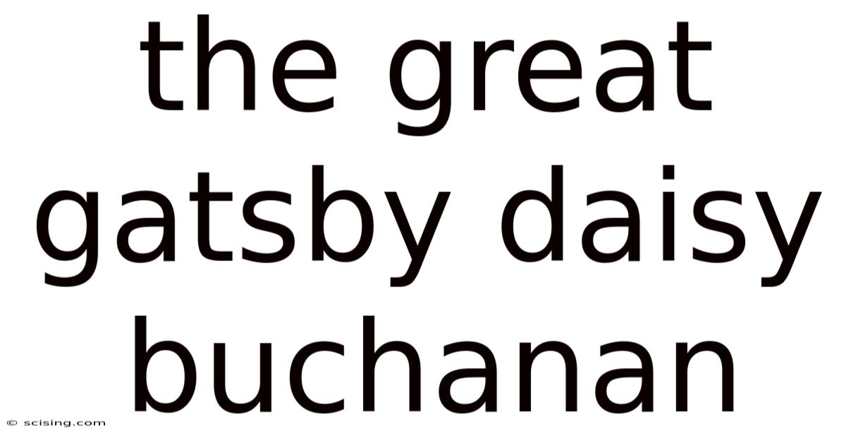 The Great Gatsby Daisy Buchanan