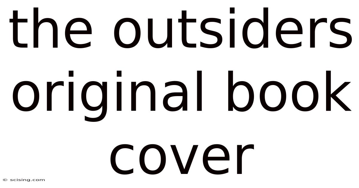 The Outsiders Original Book Cover