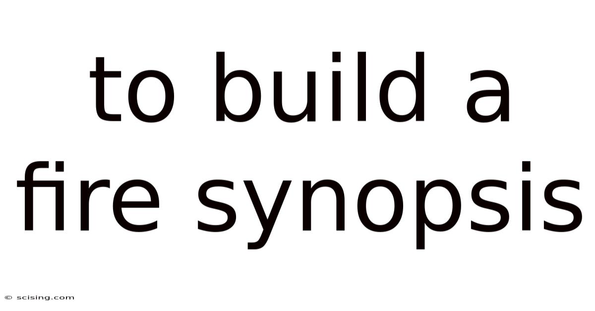 To Build A Fire Synopsis