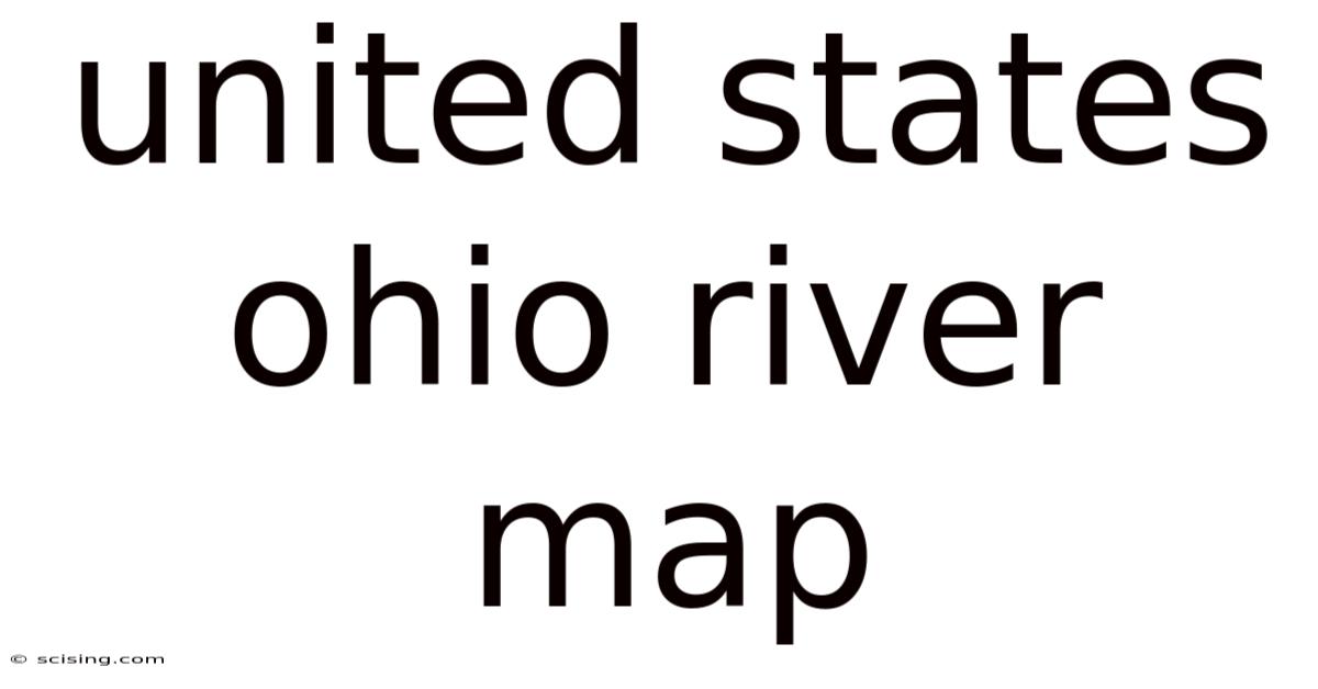 United States Ohio River Map