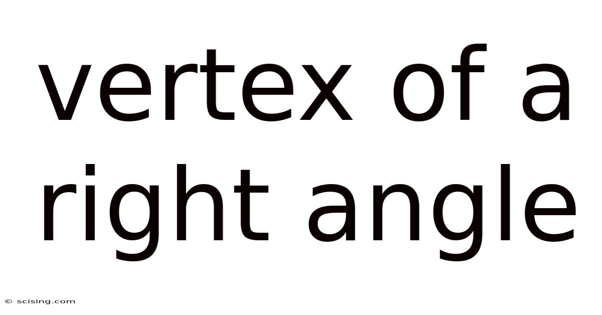 Vertex Of A Right Angle
