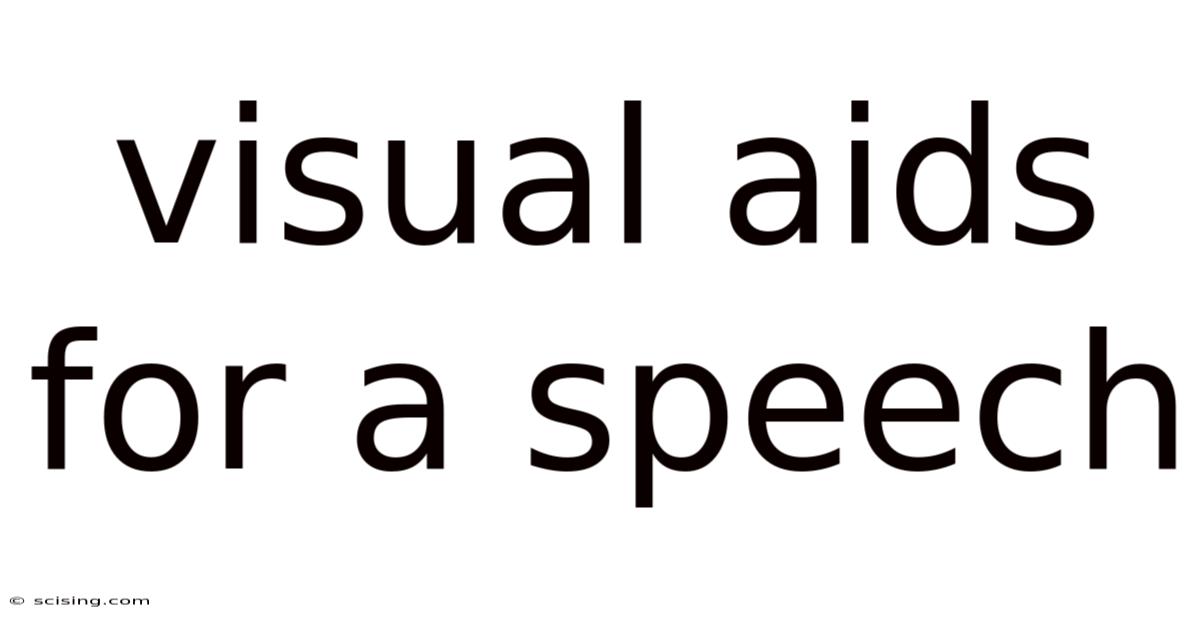 Visual Aids For A Speech