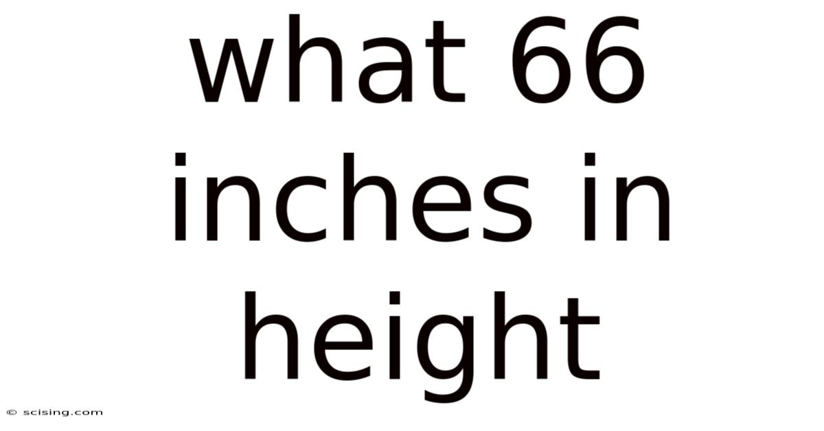 What 66 Inches In Height