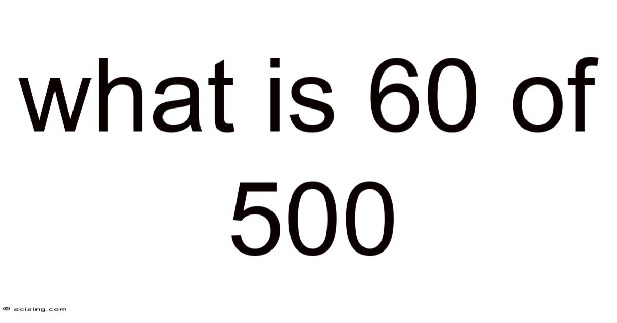 what-is-60-of-500