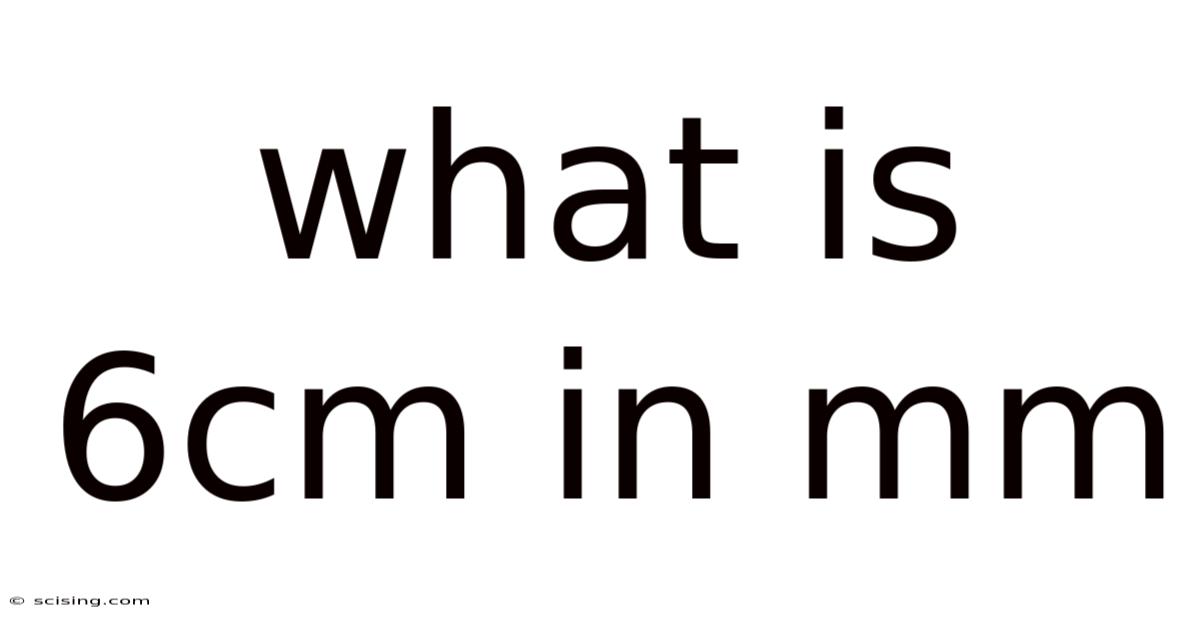 What Is 6cm In Mm