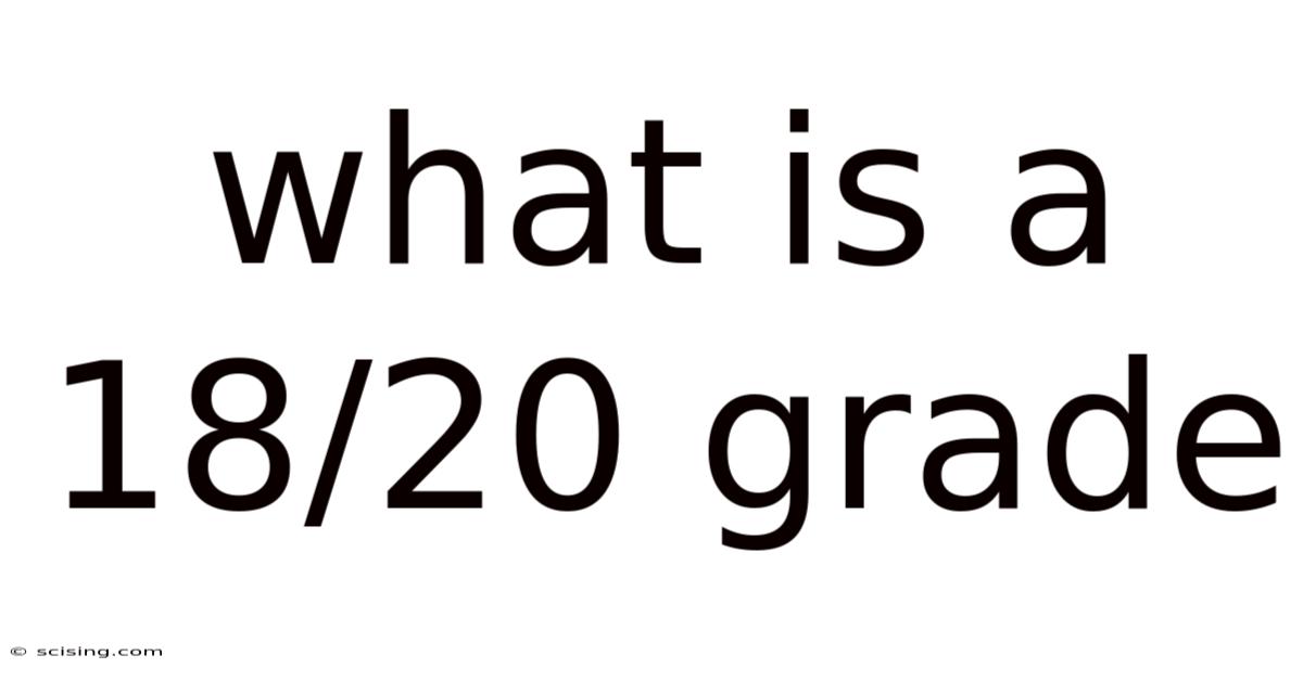 What Is A 18/20 Grade