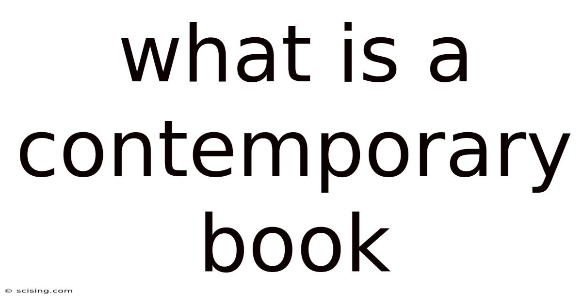 What Is A Contemporary Book