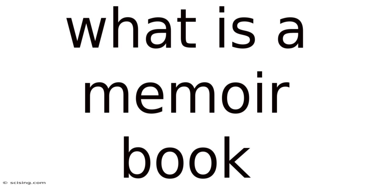 What Is A Memoir Book