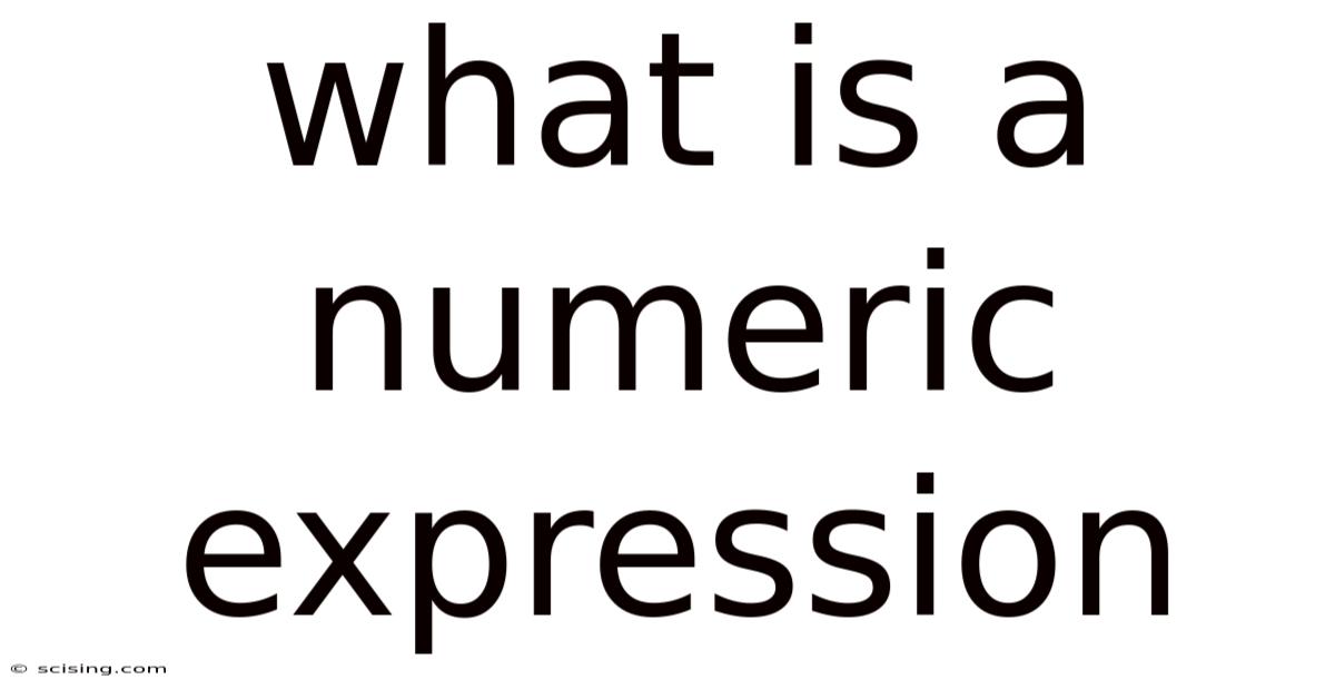 What Is A Numeric Expression