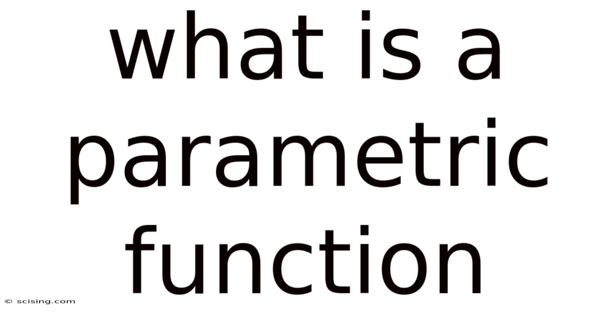 What Is A Parametric Function