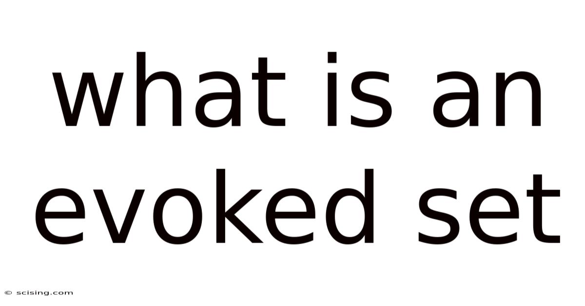 What Is An Evoked Set