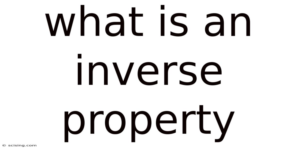 What Is An Inverse Property