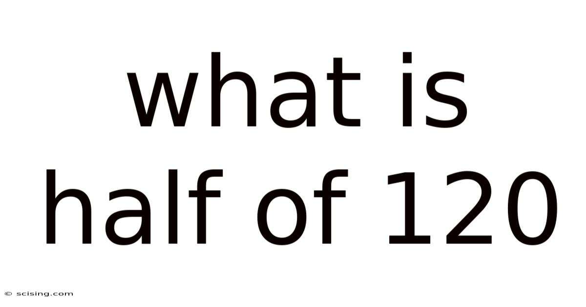 What Is Half Of 120