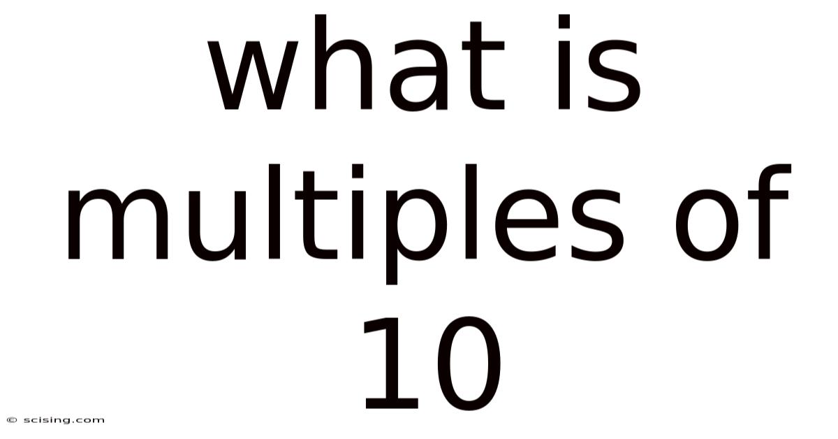 What Is Multiples Of 10
