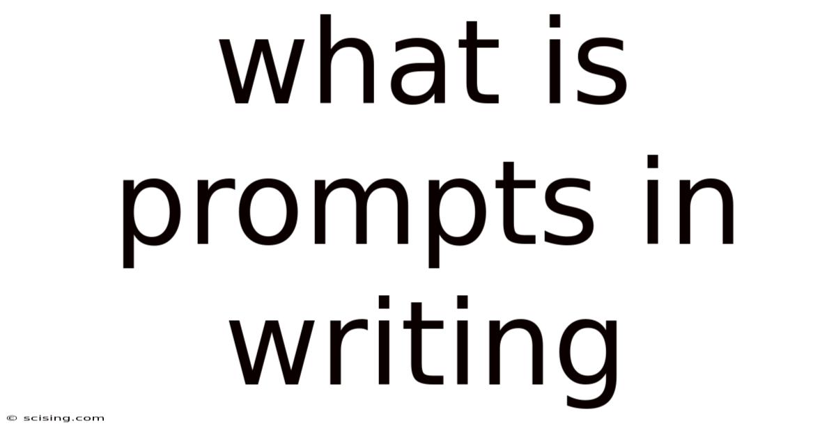 What Is Prompts In Writing