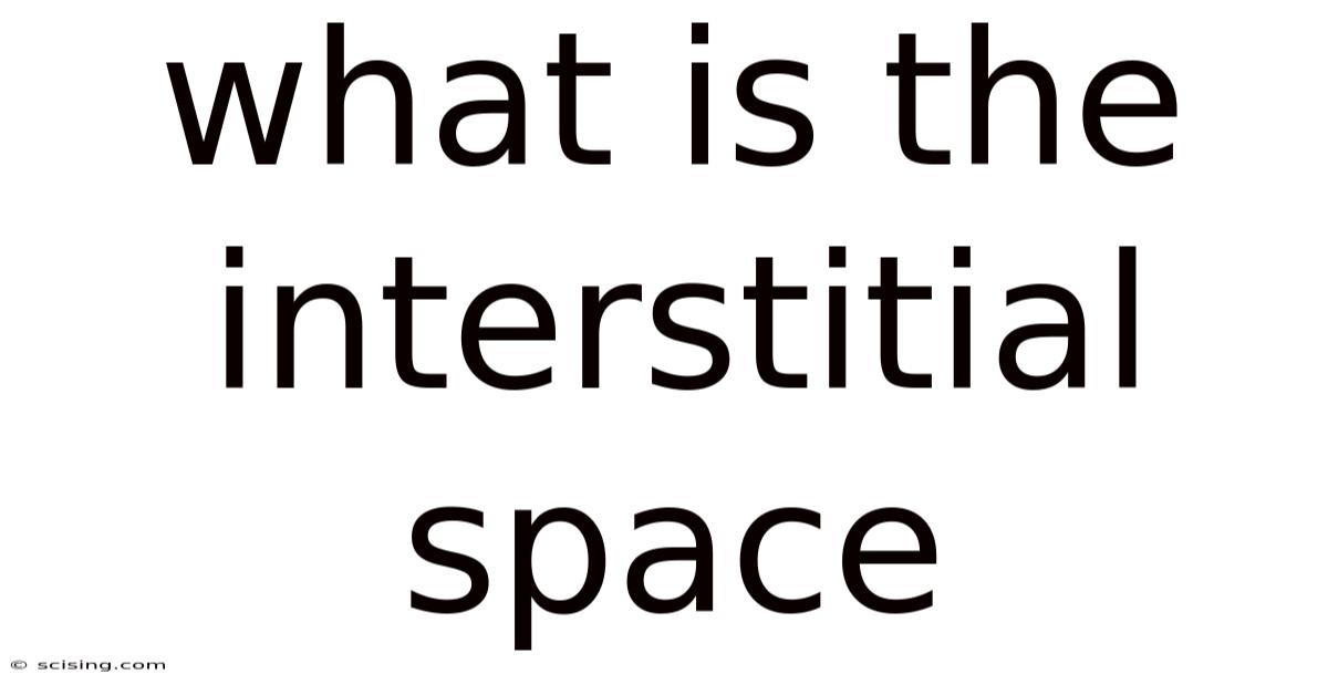 What Is The Interstitial Space