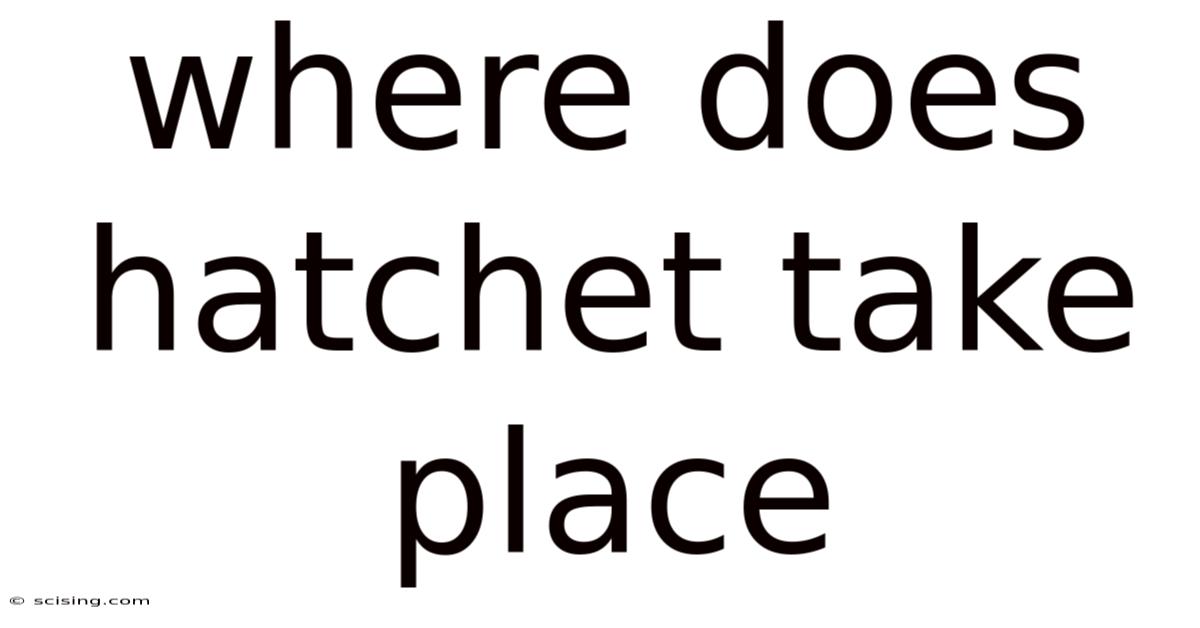 Where Does Hatchet Take Place