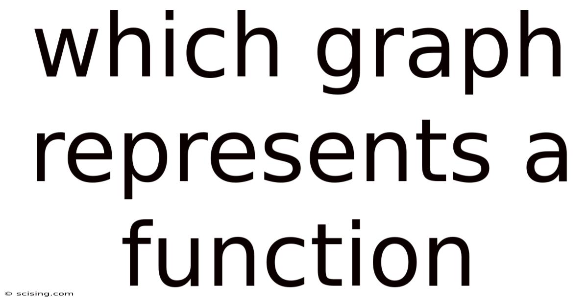 Which Graph Represents A Function